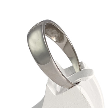 Bague d'occasion or 585 blanc diamant