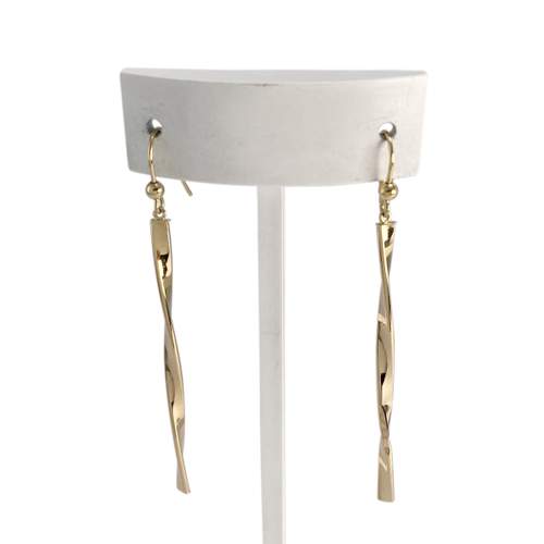 Boucles d'oreilles d'occasion or 750 jaune