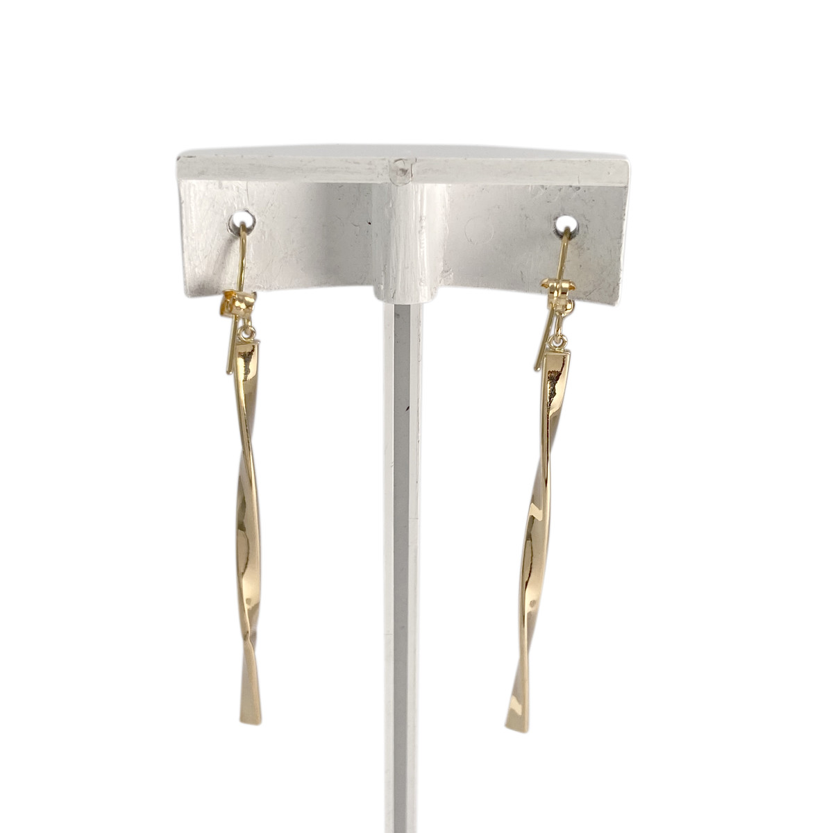 Boucles d'oreilles d'occasion or 750 jaune - vue 3