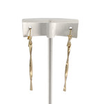 Boucles d'oreilles d'occasion or 750 jaune - vue 3