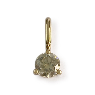 Pendentif d'occasion or 750 jaune diamant jaune - vue 1