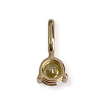 Pendentif d'occasion or 750 jaune diamant jaune - vue 2