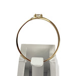 Solitaire d'occasion or 750 jaunezirconia - vue 3
