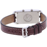 Montre d'occasion HERMES Cape Cod femme quartz bracelet cuir d'origine - vue 3