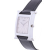 Pre-owned HERMES Heure H men's quartz watch with original leather strap - view VD2