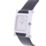 Montre d'occasion HERMES Heure H homme quartz bracelet cuir d'origine - vue D2