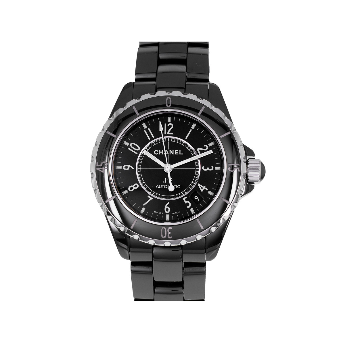 Montre d'occasion CHANEL J12 femme automatique bracelet céramique