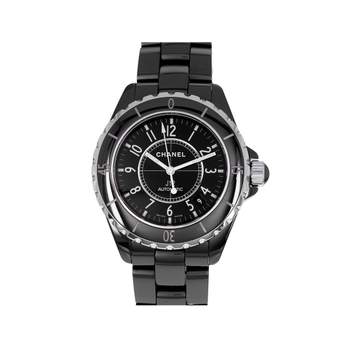 Second hand CHANEL J12 automatic ladies watch ceramic bracelet