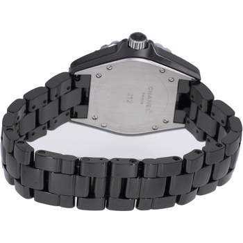 Second hand CHANEL J12 automatic ladies watch ceramic bracelet