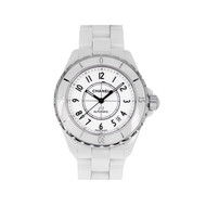 Second hand CHANEL J12 automatic ladies watch ceramic bracelet