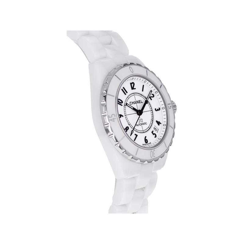 Montre d'occasion CHANEL J12 femme automatique bracelet céramique - vue 2