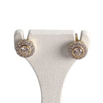 Boucles d'oreilles d'occasion or 375 jaune zirconias - vue 1