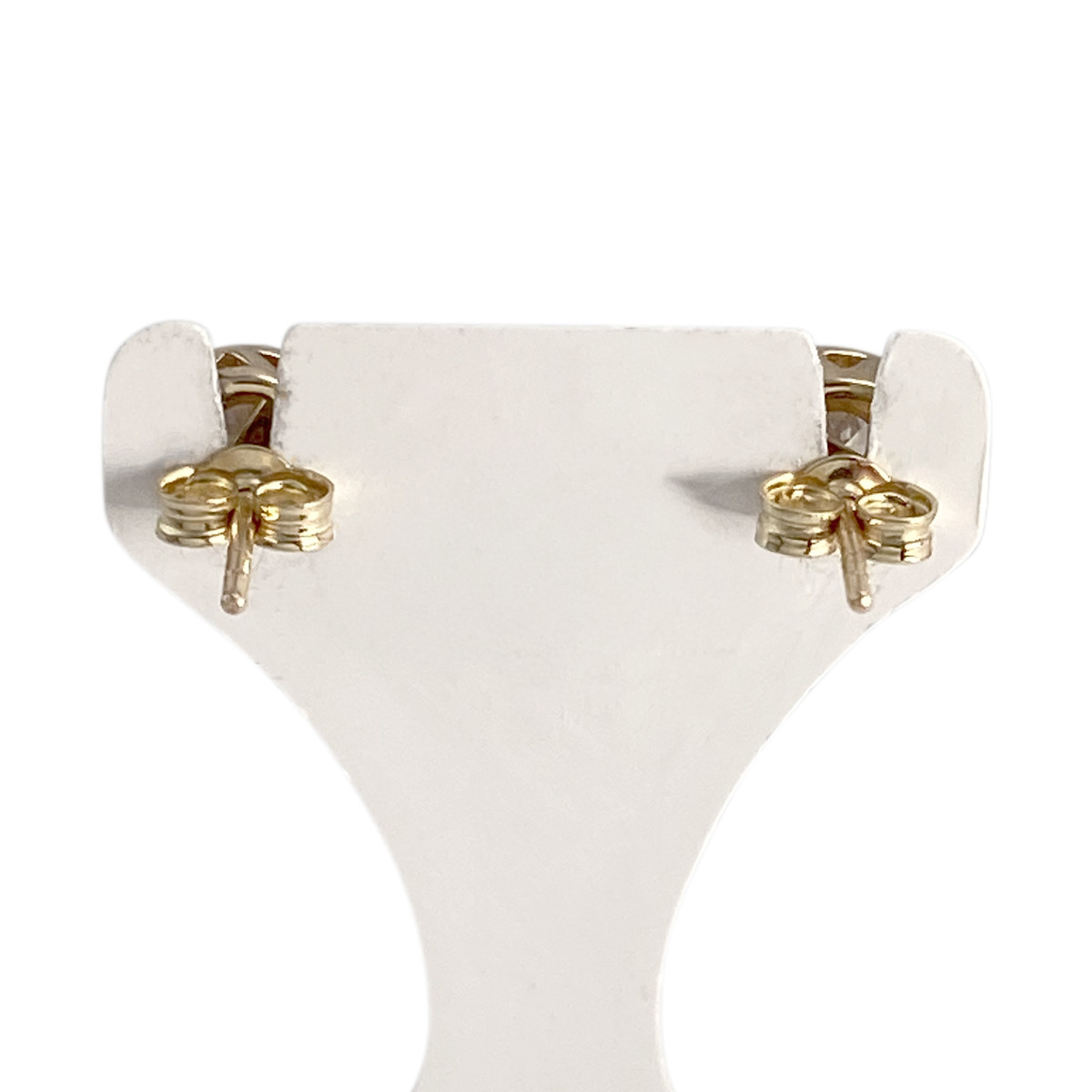 Boucles d'oreilles d'occasion or 375 jaune zirconias - vue 3