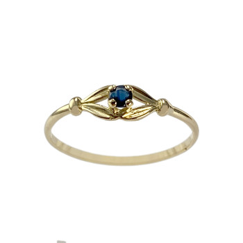 Bague d'occasion or 750 jaune saphir