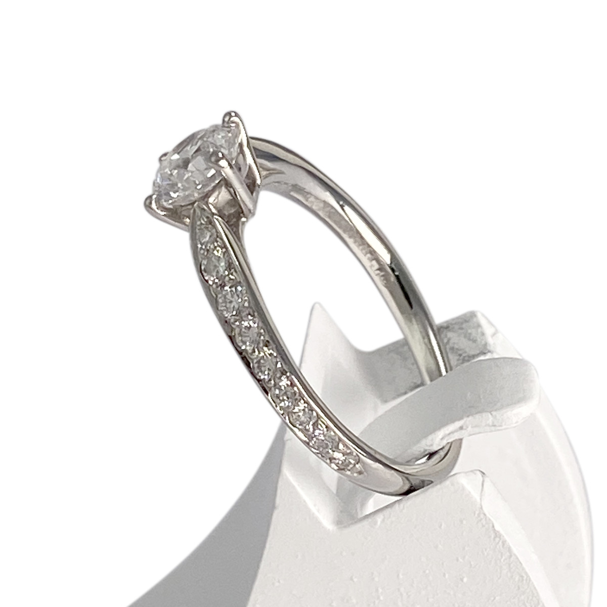 Bague TIFFANY AND CO d'occasion platine diamant diamant - vue 2