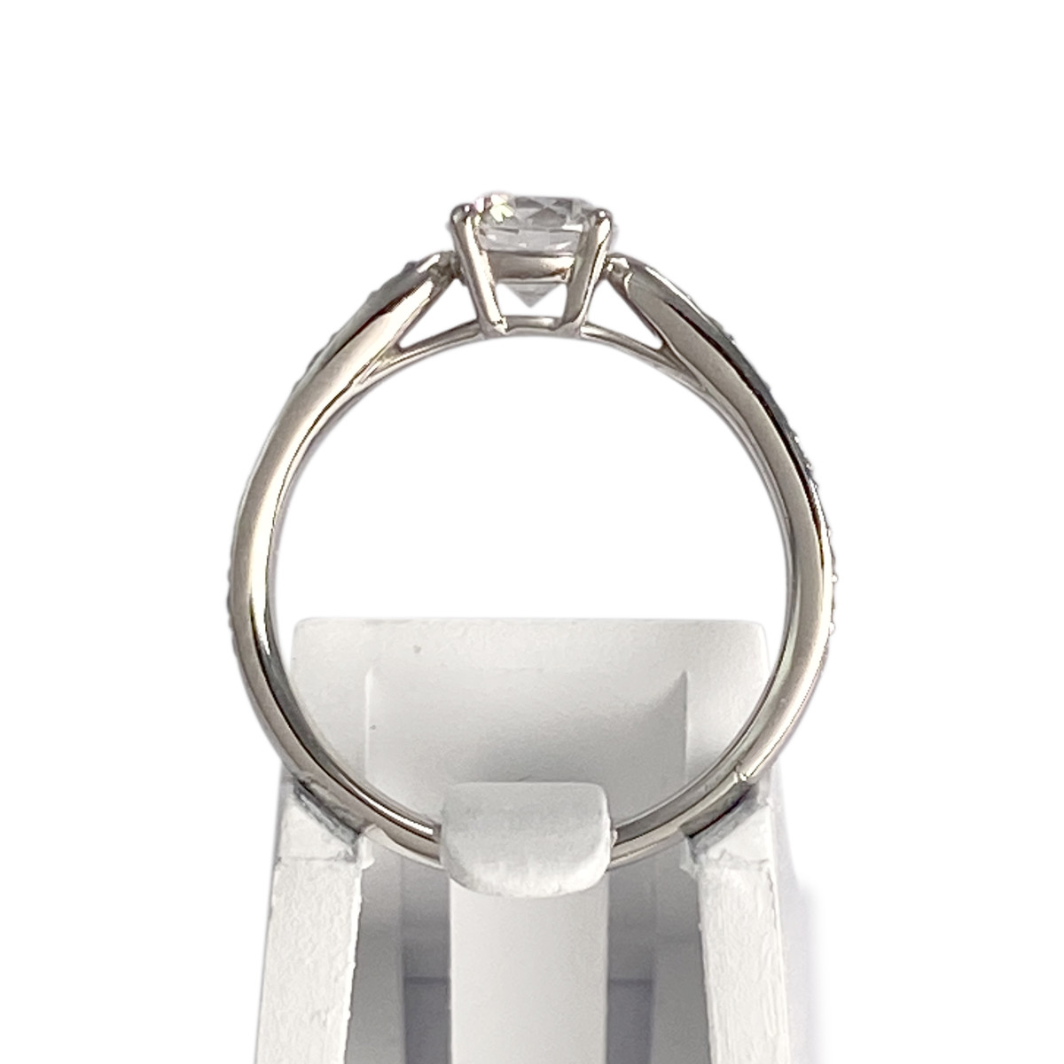 Bague TIFFANY AND CO d'occasion platine diamant diamant - vue 3