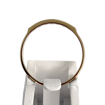 Tweedehands gouden 750 gele diamanten ring