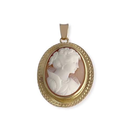 Pendentif d'occasion or 750 jaune camée