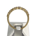 Bague d'occasion or 750 jaune diamants - vue 3