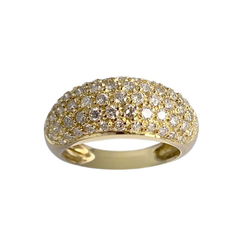 Bague d'occasion or 750 jaune diamant - vue 1
