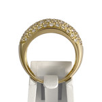 Bague d'occasion or 750 jaune diamant - vue 3