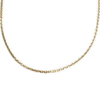 Second-hand chain 750 yellow gold forcat link