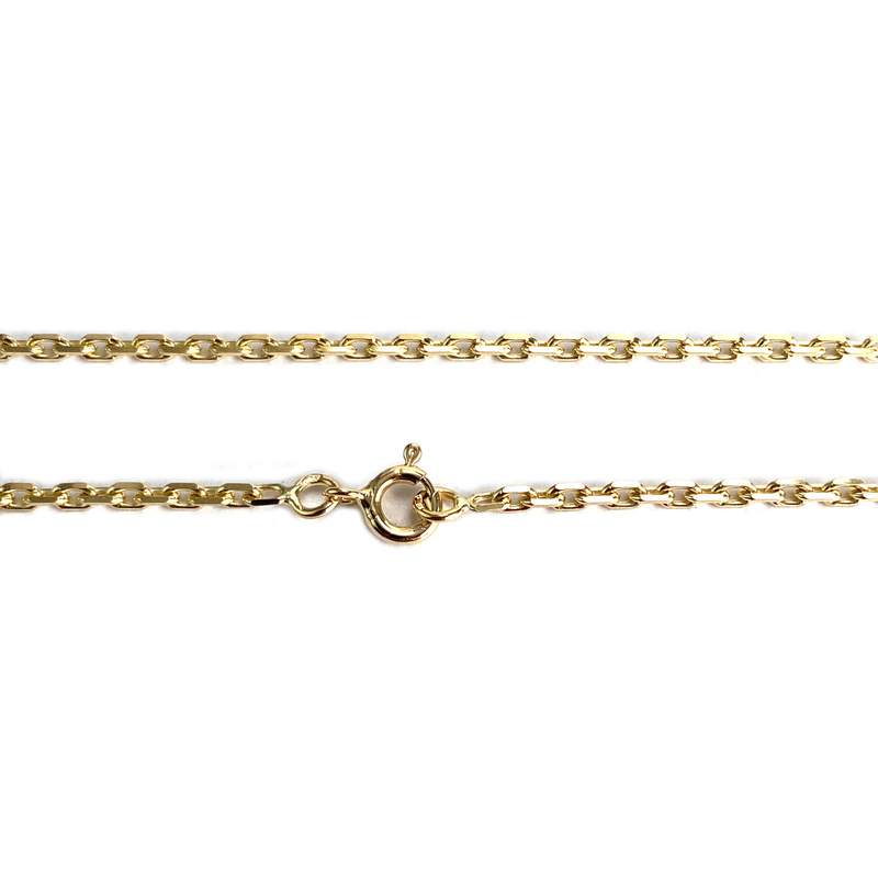 Chaîne d'occasion or 750 jaune maille forçat 40.5 cm - vue 3