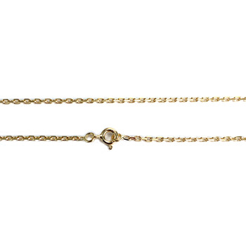Second-hand chain 750 yellow gold forcat link