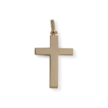 Second-hand 750 yellow gold cross