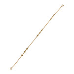 Bracelet d'occasion or 750 jaune coeur maille forcat - vue 2