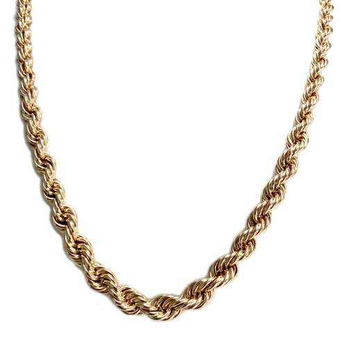 Collier d'occasion or 750 jaune maille torsadee