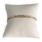 Bracelet d'occasion 2 ors 750 maille fantaisie - vue 1