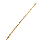 Bracelet d'occasion or 750 jaune maille torsadée - vue 2