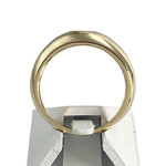 Second-hand gold 750 yellow diamond ring - view 3
