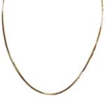 Collier d'occasion or jaune 750, maille venitienne, 50 cm - vue 1