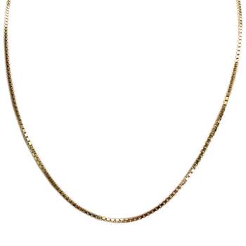 Collier d'occasion or jaune 750, maille venitienne, 50 cm