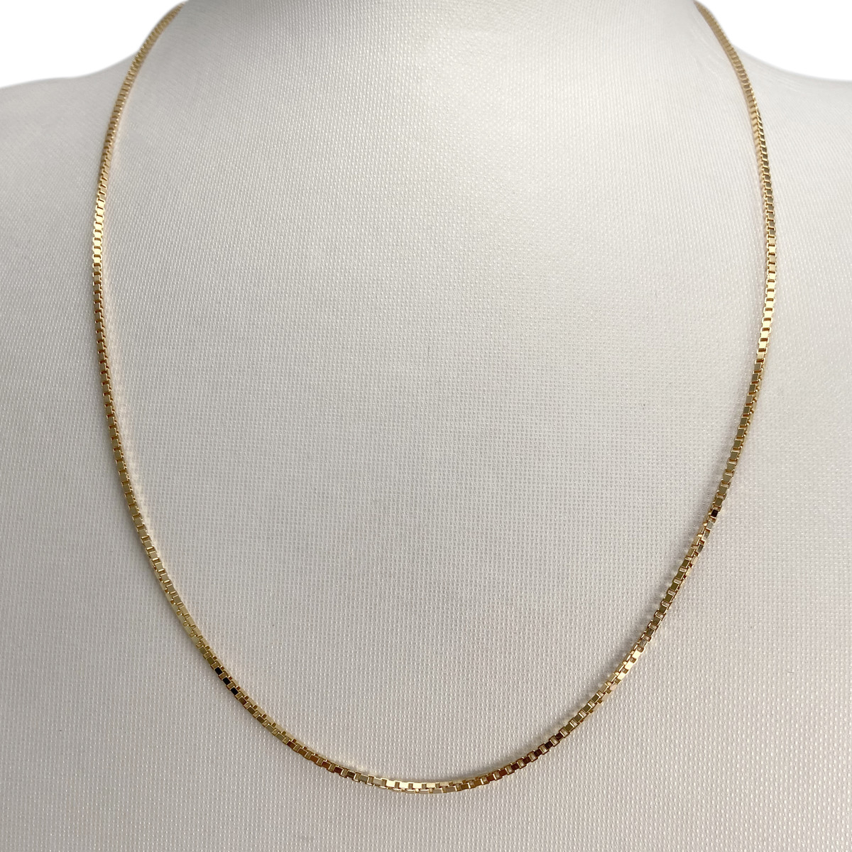 Collier d'occasion or 750 jaune maille venitienne - vue 2