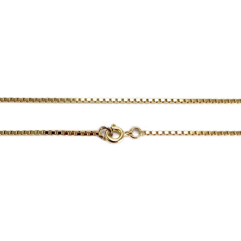 Collier d'occasion or jaune 750, maille venitienne, 50 cm - vue 3