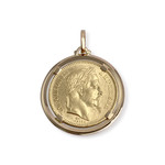 Médaille d'occasion or 750 jaune - vue 1