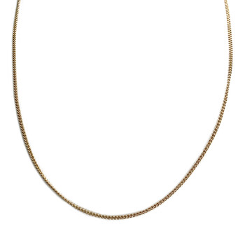Collier d'occasion or 750 jaune maille gourmette