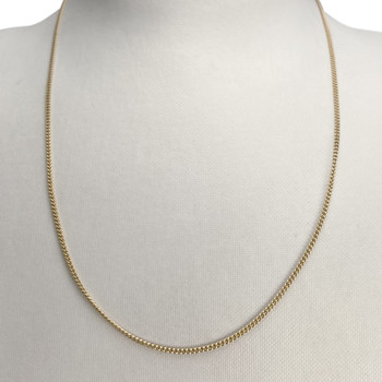 Collier d'occasion or 750 jaune maille gourmette