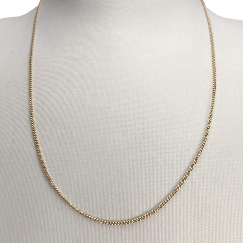 Tweedehands ketting van 750 geelgoud met schakels - afbeelding 2