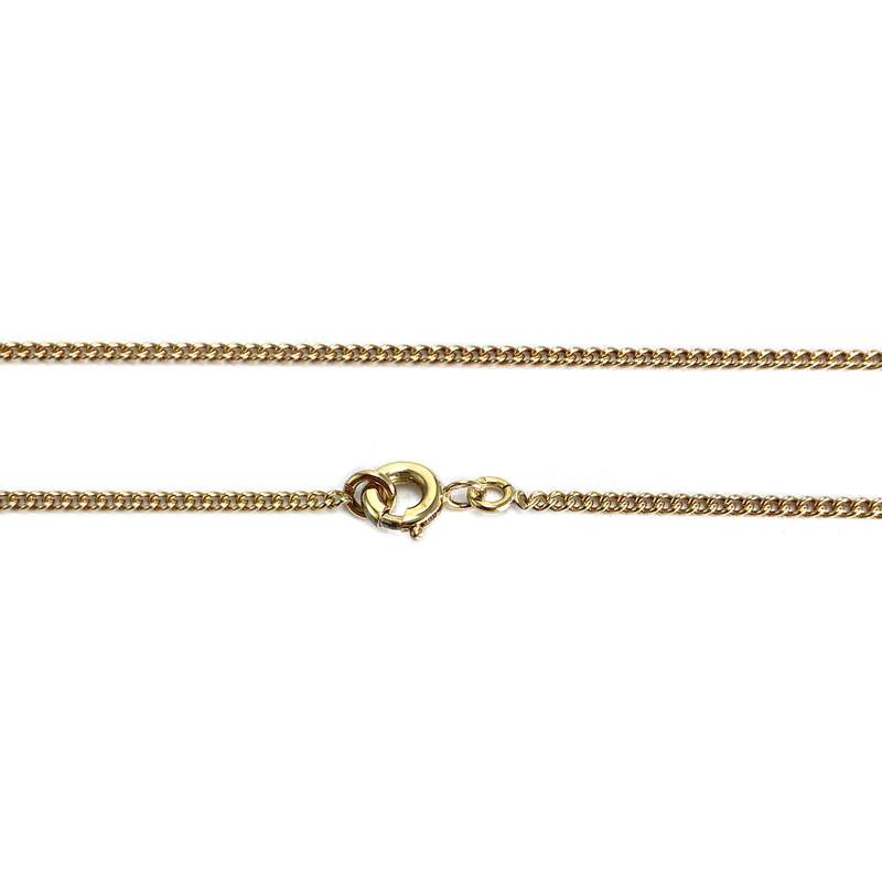 Tweedehands ketting van 750 geelgoud met schakels - afbeelding 3