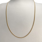 Chaîne d'occasion or 750 jaune maille gourmette - vue 2