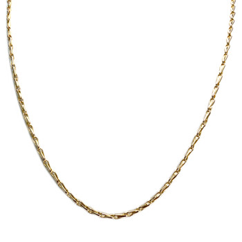 Collier d'occasion or 750 jaune maille fantaisie