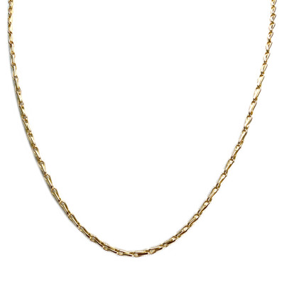Collier d'occasion or 750 jaune maille fantaisie - vue 1