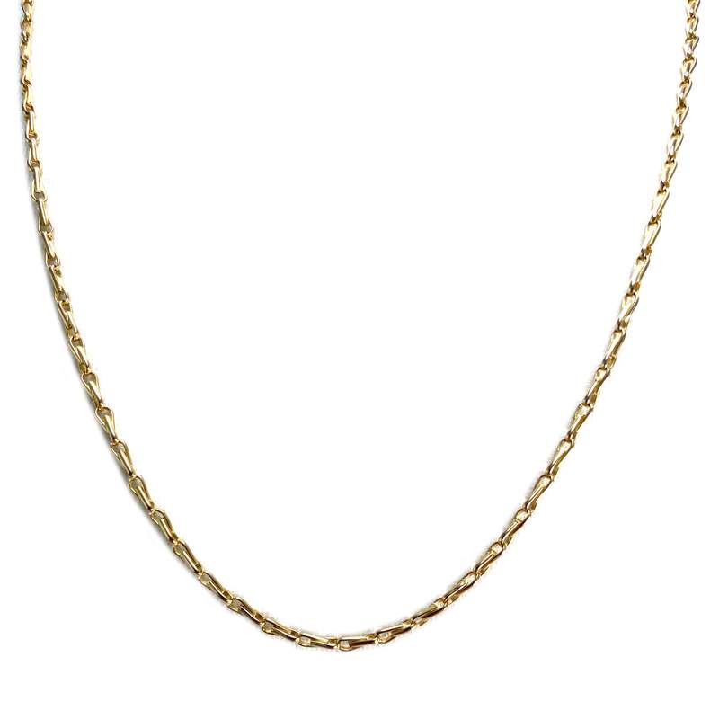 Collier d'occasion or 750 jaune maille fantaisie - vue 1
