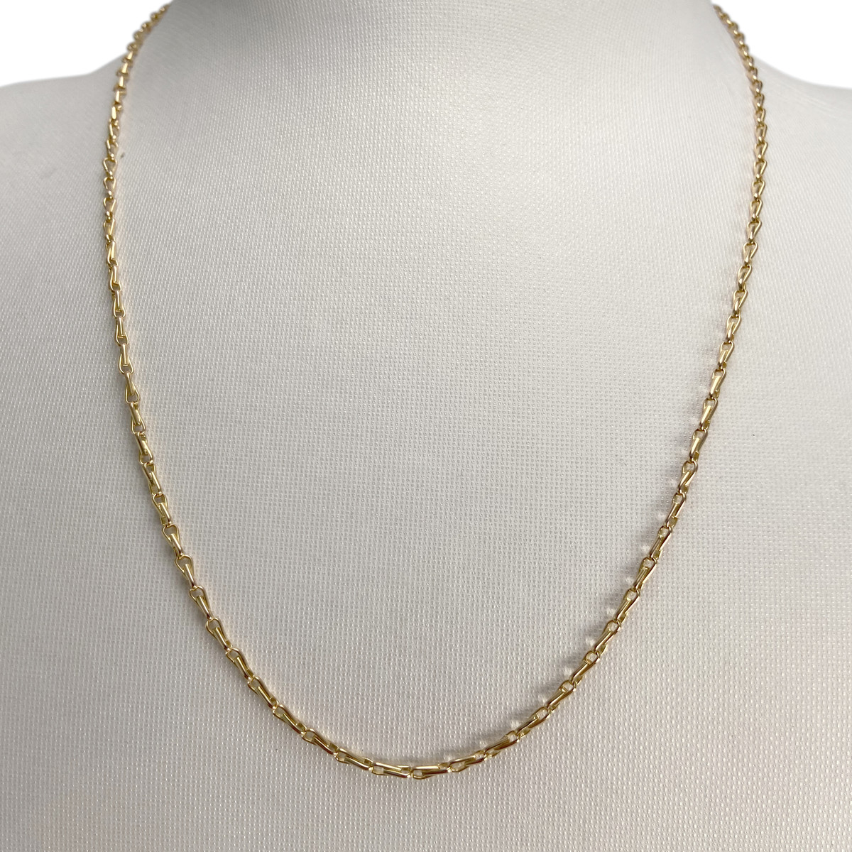 Collier d'occasion or 750 jaune maille fantaisie - vue 2