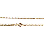 Collier d'occasion or 750 jaune maille fantaisie - vue 3