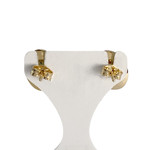 Boucles d'oreilles d'occasion or 750 jaune - vue 3